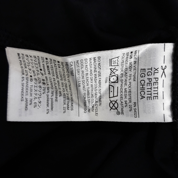 Old Navy Active Go Dry Running Crop 🎇🎇Mesh & Reflective Stripe🎇🎇 XL P - Picture 10 of 12